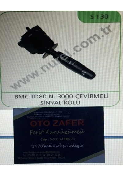 Nurel S130 Bmc Td80 Nissan 3000 Çevirmeli Sinyal Kolu