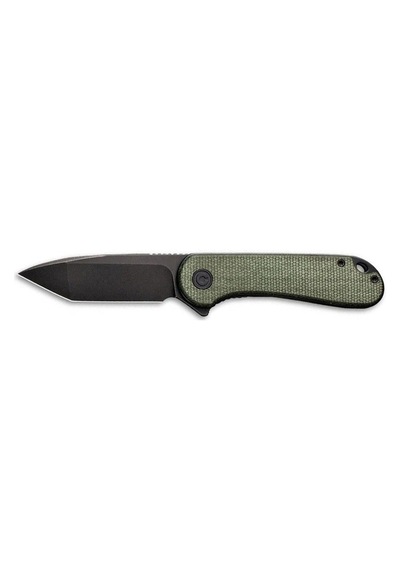 Civivi Elementum Green Canvas Micarta Handle Black Stonewashed D2 Blade,tanto Kamp Çakı Yeşil