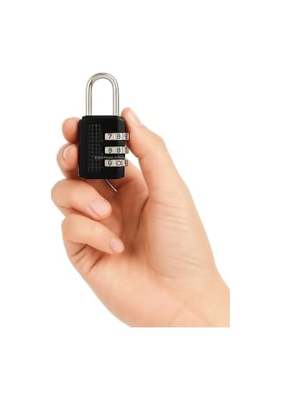 Ayrex Busstier Şifreli Mini Asma Kilit 5.5 Cm Dayanıklı Çanta Valiz Ve Dolap Kilidi Seyahat İçin Güvenli Kullanı