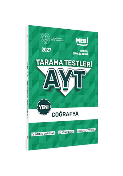 2027 YKS-AYT MEBİ-OGM 4lü Özgün Tarama Sözel (SÖZ) Test Kitabı SETİ A4 Boyut BASKI ÜCRETİ