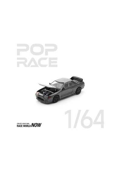 Nissan Skyline Gt-r R32 Dark Chrome Edition Prdc002 Diecast 1:64 Model Araba