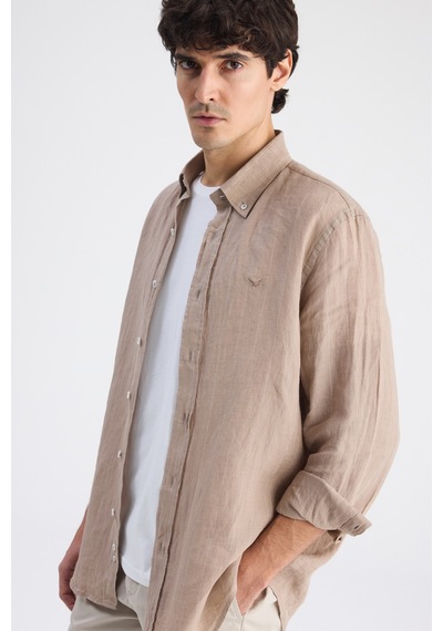 D'S Damat Ds Damat Comfort Vizon Çizgili Gömlek 6hc02hd45304m Çok Renkli