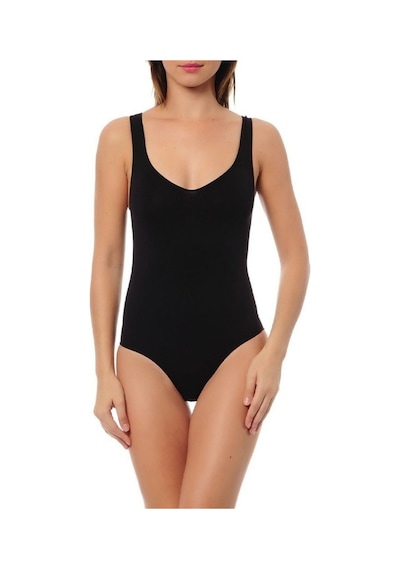 Nbb Seamless Kalın Askılı Dikişsiz Çıtçıtlı Body -2979 Siyah