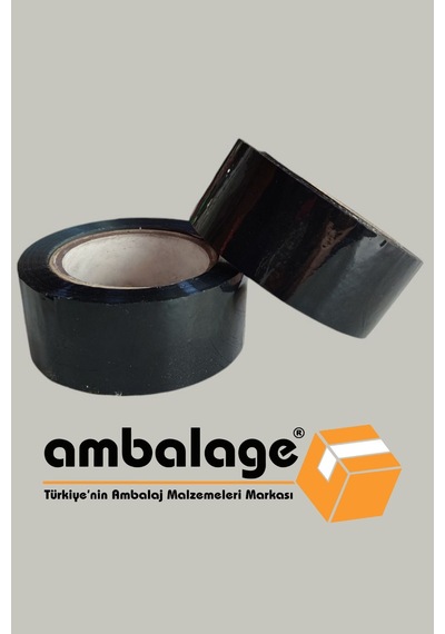 Siyah Koli Bandı 45mm X 100m Renkli Hotmelt Koli Bantı Koli Bant Renkli Bant 1adet Siyah 45 X 75 T