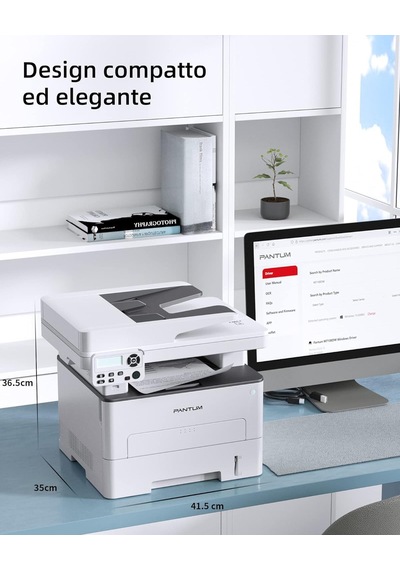 Pantum M7100dw 3-in-1 Çok İşlevli Yazıcı Yazıcı, Tarayıcı Ve Fotokopi 256 Mb, A4-adf-1200 X 1200 33 Ppm Kapasitesi: 250 H Dubleks Pcl -usb 2.0, Ağ Kartı, Wlan