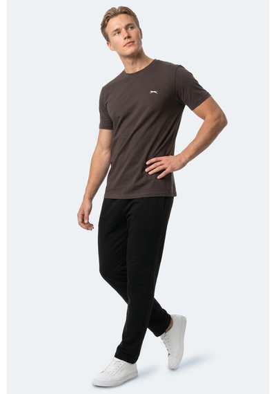 Slazenger Rosalva In Erkek Koyu Kahve Tişört Kahverengi