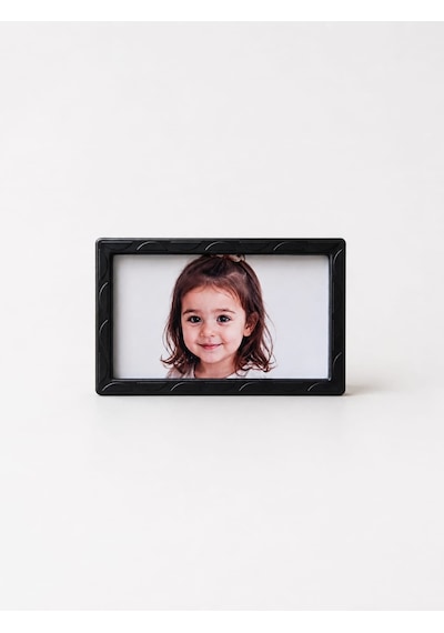 8 Adet Siyah Çerçeveli Fotoğraf Baskılı Mıknatıslı Magnet 5x8 Cm Kişiye Özel