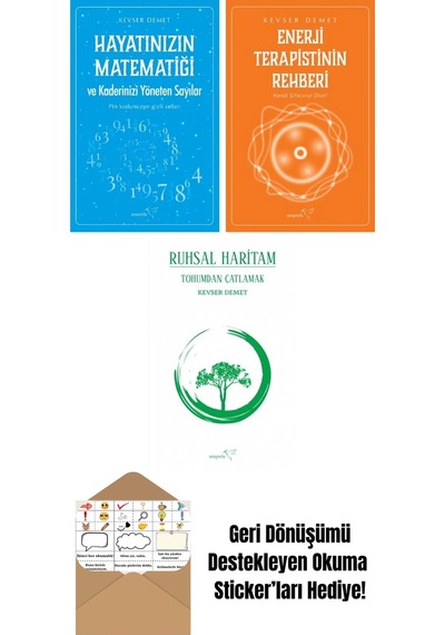 Hayatınızın Matematiği Ve Kaderinizi Yöneten Sayılar + Enerji Terapistinin Rehberi + Ruhsal Haritam Tohumdan Çatlamak