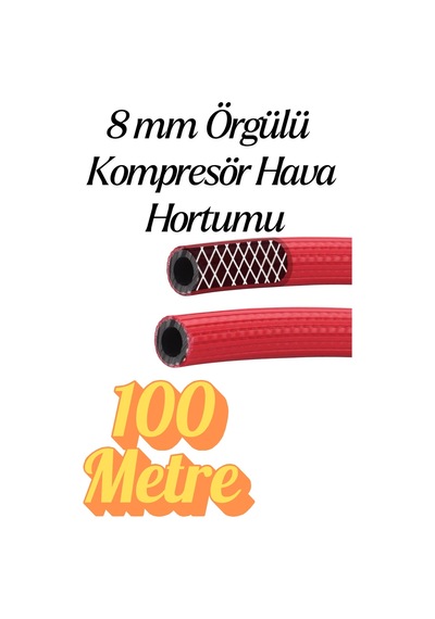 100 Metre Kompresör Hava Hortumu 8 Mm Termo Hortum Kırmızı Thermo Hortum Basınca Dayanıklı Hortum 100 Metre Kompresör Hava Hortumu 8 Mm Termo Hortum Kırmızı Thermo Hortum Basınca Dayanıklı Hortum