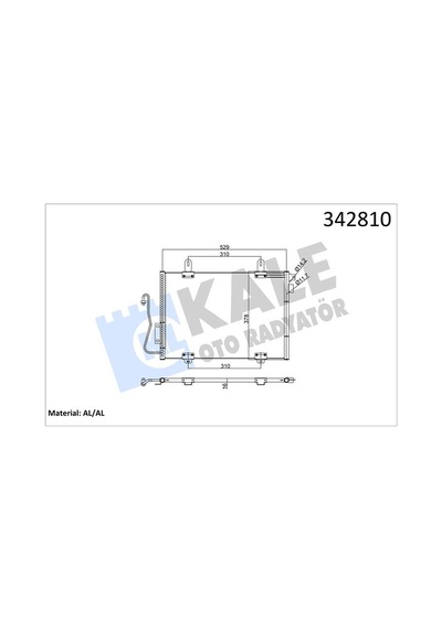 Kale 342810 Klima Kondenseri Clıo Iı 1.1- 1.2- 1.4- 1.6- 1.9 16v 98 7700414103