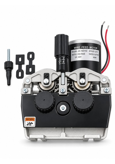 Gazaltı Kaynak Makinesi Tel Sürme Motoru Zk-76zy02 Dc 42v 90w 210 Rpm Braketli