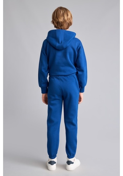 Defacto Baskılı Lastikli Paça Kalın Kumaş Jogger Eşofman Altı Erkek Çocuk H9685a826wnbe842 Mavi-be842