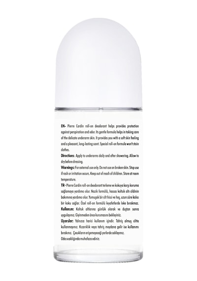 Pierre Cardin White Silky Kadın Roll-On Deodorant 50 ML