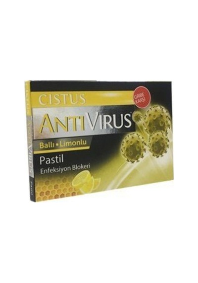 Cistus Antivirus Ballı Limonlu 10 Pastil