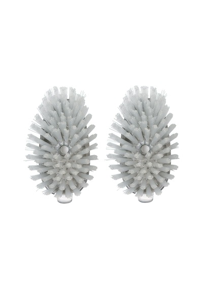 1071817 Çelik Sabun Dispensing Dish Brush Refills, 2'li Paket, Beyaz