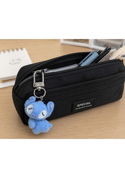 Mavi Sevimli Peluş Canavar Charm Anahtarlık Mini Süs Ve Hediye Aksesuarı
