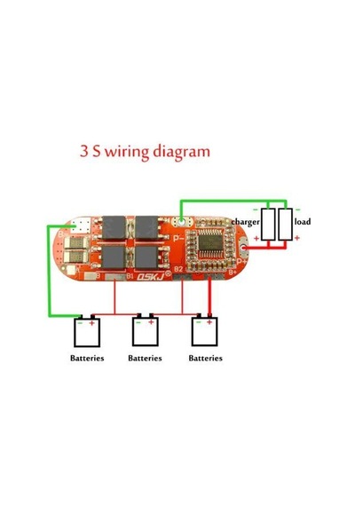 Elektronikport-4S 25A 16.8V Bms Koruma Kartı Lityum Batarya 18650 Li-İon Lipo Pr