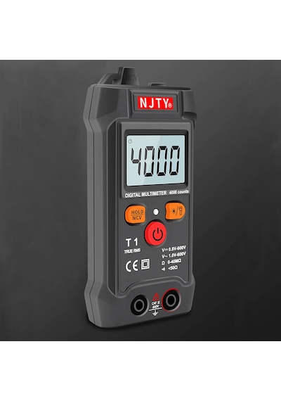 Njty T1 Dijital Multimetre True Rms Ncv 600V Mini Cep El Tipi
