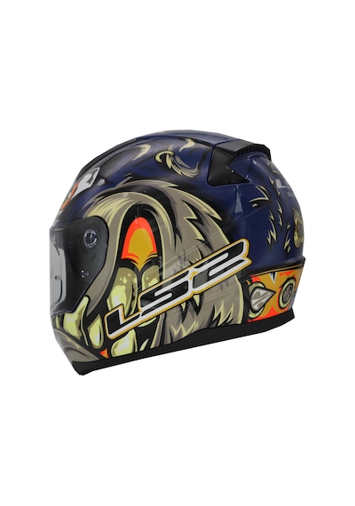 Ls2 Rapid 2 Spox Kapalı Kask Gri - Mavi