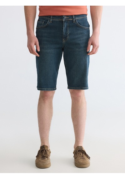 Lcw Jeans Yeşil Regular Fit Erkek Jean Şort