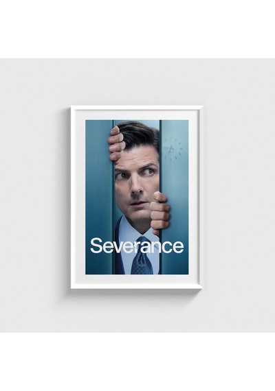 Severance Dizi Posteri Tablo Çerçeveli Poster Duvar Dekorasyonu Beyaz Çerçeveli Tablo Beyaz Çerçeveli Tablo Dn11d533beyaz
