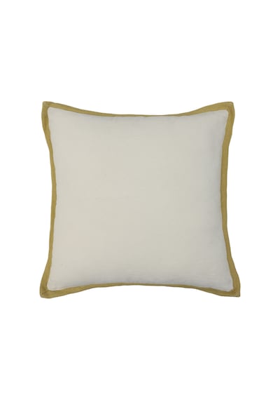 Yargıcı Overlok Kenarlı Keten Pamuk Kare Yastık 45x45 Cm 26ynht1022m St