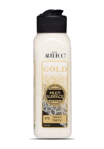 Artdeco Gold Multi Surface Saten Akrilik Boya - 140Ml - 312 Taffy