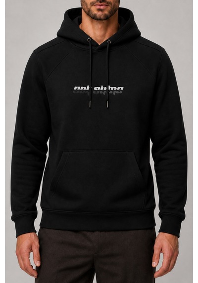 Redline Consume Erkek Regular Fit Kapüşonlu Sweatshirt Siyah