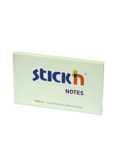 Hopax Stickn 76X127 100 Yaprak Yapışkanlı Not Kağıdı Sarı