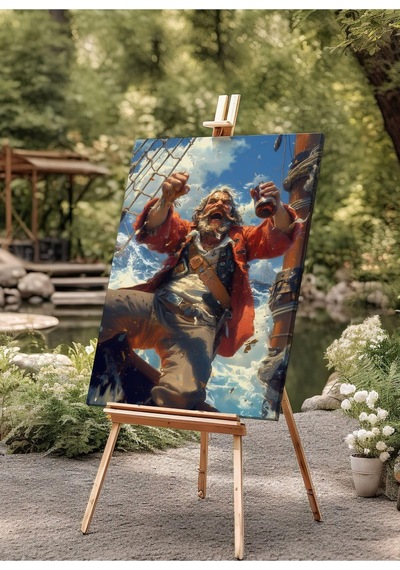 Kanvas Tablo Zafer Sarhoşluğu Dekoratif Kanvas Tablo 70 X 100