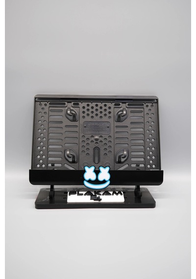Neon Yüz 3d Kabartmalı Pleksi Mavi Motor Plakalığı - 848648013