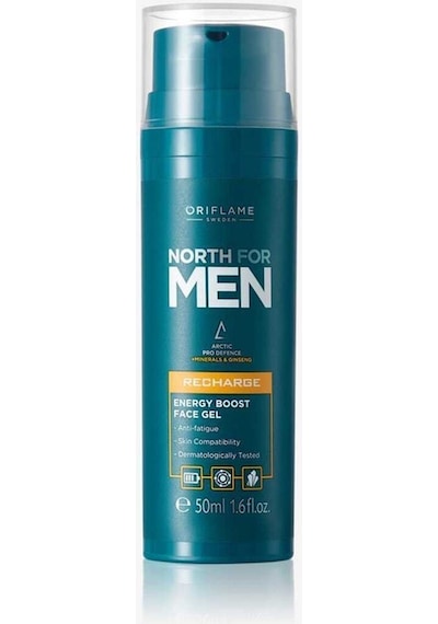 North For Men Recharge Energy Boost Face Gel