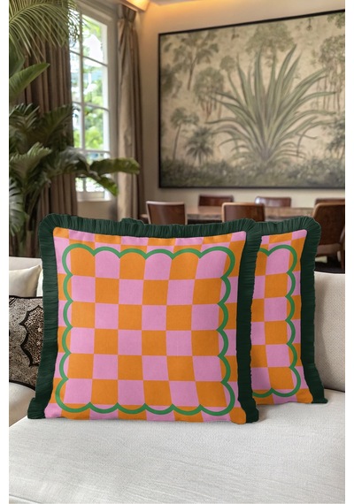 Ekose Geometrik Retro Saçaklı Yastık Kılıfı-dalgalı Boho Pembe Turuncu Siyah Püsküllü Kırlent Kılıfı Serin Ufuk Lime Ekose Geometrik Retro Saçaklı Yastık Kılıfı-dalgalı Boho Pembe Turuncu Siyah Püsküllü Kırlent Kılıfı Serin Ufuk Lime