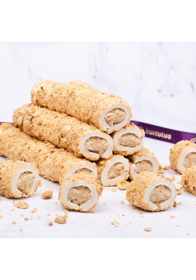 Kurtuluş Kuruyemiş File Yaprak Fındık Kaplamalı Fındık Kremalı Lokum 500 G