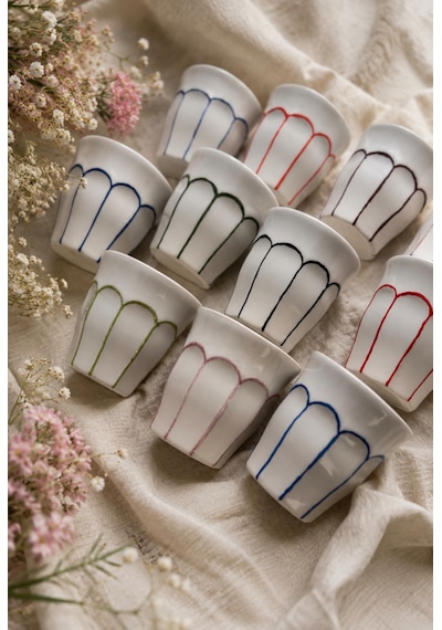 Color Line Double Espresso Fincanı Pembe