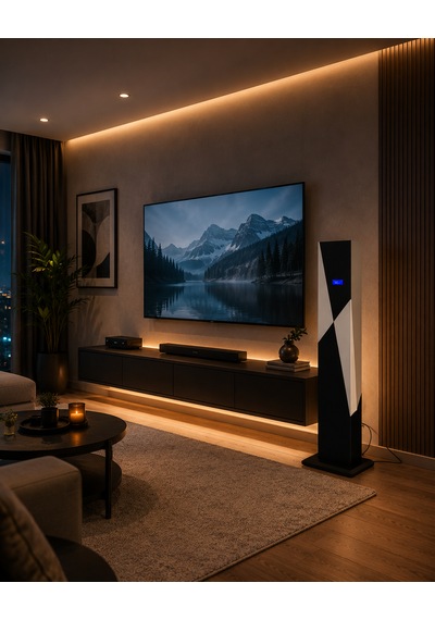 Som Tower Speaker Ohm-7001bluetooth Dikey Hoparlör
