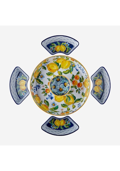 Mavi Melamin Tepsi 39 Cm