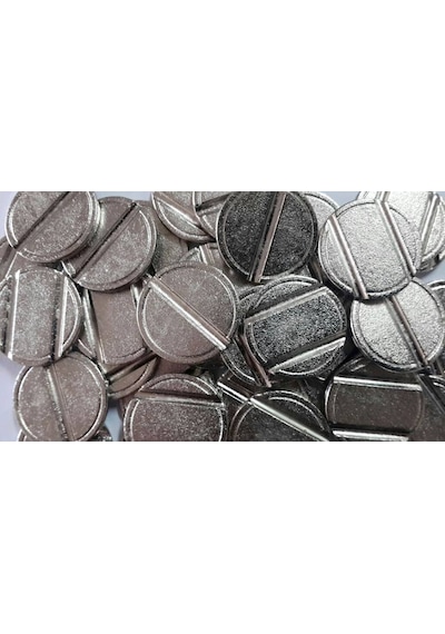 100 Adet 2/1 Çeltikli 24/2 Mm Oyun Makineleri & Langırt Jetonu