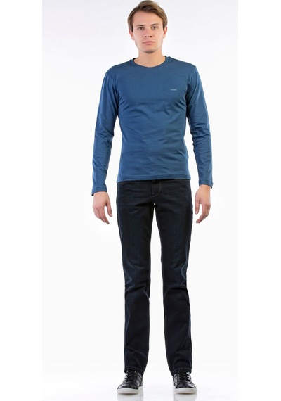 Vigoss Battal Erkek Sweatshırt B44221-03370 Koyu Indigo
