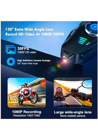 Motobir Q28 Kameralı Bluetooth Intercom Seti Motobir Q28 Kameralı Bluetooth Intercom Seti