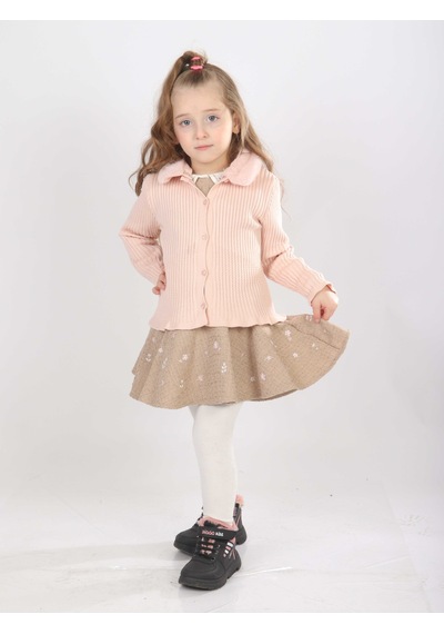 Xo Kids Kız Çocuk Elbise 1-5 Yaş 4727 Pembe