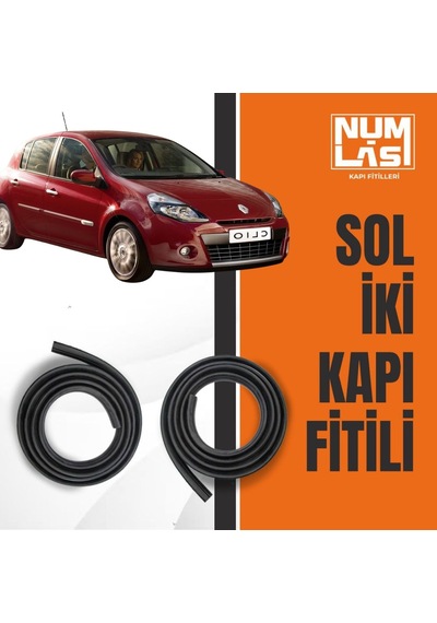 Renault Clio 3 Sol Ön Ve Arka Kapı Fitili-a Kalite-numlas-nm7272