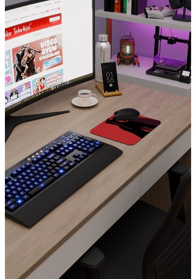 Devilman Crybaby Anime V2 - 22x18 Gaming Kauçuk Kaymaz Taban Mouse Pad Fare Altlığı