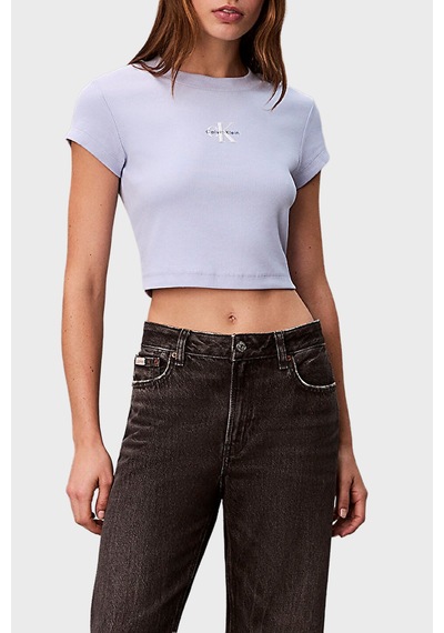 Calvin Klein Bayan T Shirt Lv047ab802 Tkf Mavi Mavi