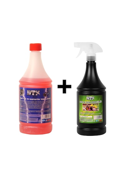 Ağır Yağ Ve Radyatör Temizleme İlacı 1 Lt & Oto Ve Oda Kokusu 500 Ml