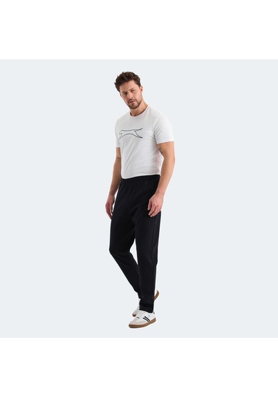 Slazenger VALDIS Erkek Cepli Siyah Eşofman Altı
