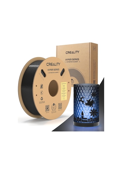 Creality Hyper Petg Siyah Filament 1.75mm 1kg - Urhanshop Gönderimli