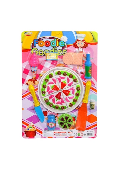 Zn-3098 Kartela Pasta Oyun Seti -nizam Pembe