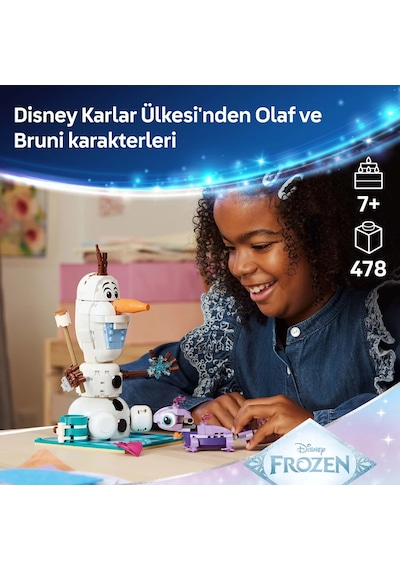 LEGO® ǀ  Disney Princess Karlar Ülkesi Olaf ve Bruni Piknik Eğlencesi 43287 – 7 Yaş ve Üzeri Çocuklar için Oyuncak Yapım Seti(478P)
