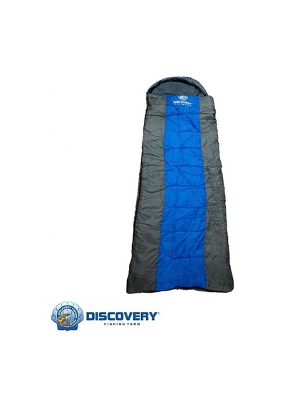 Discovery Flat Head Uyku Tulumu Antrasit/Mavi 0 Derece Çok Renkli